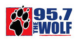 Logo 95.7 The Wolf