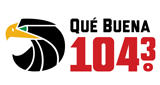Logo Que Buena 104.3
