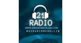 Logo 21Radio Medellín