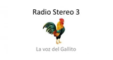 Logo Radio stereo 3 la voz del gallito