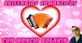 Logo Vallenatos Romanticos con Monchi Bogarin Radio