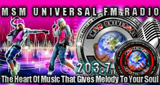 Logo 203.7MSM UNIVERSAL FM