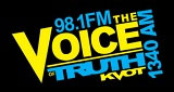 Logo The Voice of Truth KVOT 98.1 FM and 1340 AM