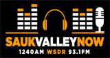 Logo 1240 WSDR-AM & 93.1FM