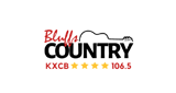 Logo Bluffs Country 106.5