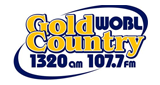 Logo Gold Country 1320 AM & 107.7 FM