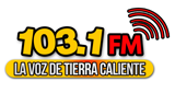 Logo 103.1 fm la voz de Tierra caliente
