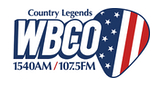 Logo Country Legends 1540 & 107.5 WBCO