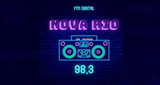 Logo web radio nova rio fm digital