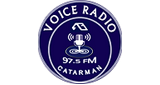 Logo Voice Radio 97.5 Mhz.