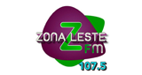 Logo Radio Zona Leste FM 107.5 Div Das Laranjeiras