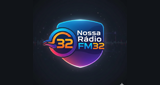 Logo Nossa rádio FM 32