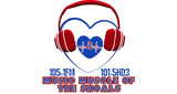 Logo 105.1 The Music Muscle of the Shoals