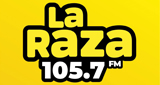 Logo La Raza 105.7 FM