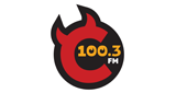 Logo La Calurosa 100.3 FM Ensenada