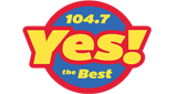 Logo 104.7 Yes The Best