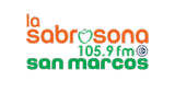 Logo La Sabrosona San Marcos 105.9 FM