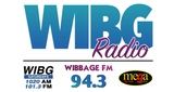 Logo WIBG Wibbage FM 94.3