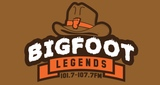 Logo Bigfoot Legends 101.7 & 107.7 FM