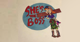 Logo Shes The Boss Radio