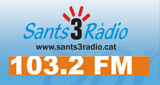 Logo Sants 3 Ràdio 103.2 FM