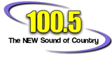 Logo 100.5 The New Sound Of Country