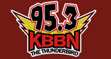 Logo KBBN 95.3 FM The Thunderbird