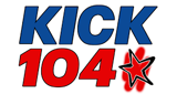 Logo KICK 104 - KIQK 104.1 FM