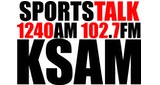 Logo Sports Talk 1240 & 102.7 KSAM