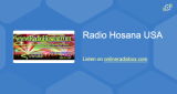 Logo Radio Hosana USA