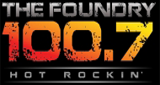 Logo 100.7 the Foundry