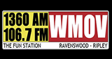 Logo WMOV 1360AM - 106.7FM