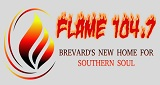 Logo FLAME 104.7FM WFLA-DB