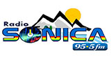 Logo Sonica 95.5 Fm " la Radio a Colores"