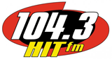 Logo 104.3 HIT-FM