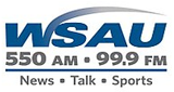 Logo WSAU 550AM - 99.9FM