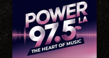 Logo Power 97.5 la "The heart of music"