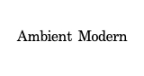 Logo Ambient Modern