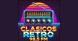 Logo clasicos miniteca 98.5 fm