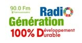 Logo Radio Generation 100% Développement Durable