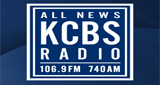 Logo KCBS All News 740 AM & 106.9 FM