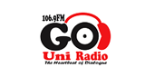 Logo GO UNI 106.9 FM