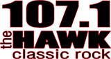 Logo 107.1 The Hawk