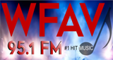 Logo WFAV 95.1 FM