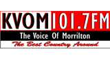 Logo KVOM 101.7 FM