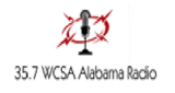 Logo 35.7 WCSA Alabama Radio