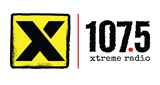 Logo X107.5 - X-treme radio