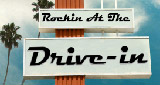 Logo Rocking at the Drive-In