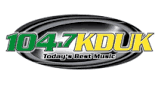Logo 104.7 KDUK FM