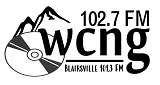 Logo WCNG 102.7 FM